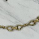 infinity Vintage  Twist Gold Tone Metal Chain Link Belt Size Small S Medium M Photo 6