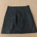 Shinestar Black Faux Leather Skirt Photo 1