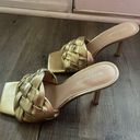 Marc Fisher Gold Heeled Sandals Photo 0