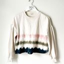 Z Supply  Tempest Tue Dye Stripe Sweatshirt Size XS Photo 3