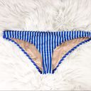 J.Crew  Striped Bikini Bottom Blue White Plus XXL Photo 2