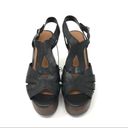 ZARA  Platform Sandals Black Size 40 Photo 2