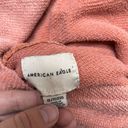 American Eagle  Sweater Womens XL Pink Sweatshirt Knit Hoodie Stretch Lounge Photo 2