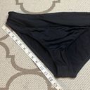 La Blanca  Island Goddess Shirred Band Hipster Bottom - Black, NWOT Photo 4