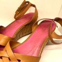 Kate Spade  Rattan Platform Wedge Sandals Sz. 11 Photo 3