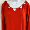 Fabletics  Carla Red/Orange Long Sleeve Top Size XS Photo 4