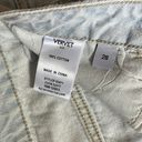 Vervet  light blue distressed cropped flares size 28 NWOT Photo 2