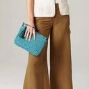 J.Jill  Linen Wide Leg Cropped Pants Brown MEDIUM Womens Photo 0