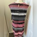 Madison Leigh  Striped Knee Length Shift Dress NWT Size 16 Photo 5