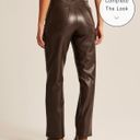 Abercrombie & Fitch Brown Leather Pants Photo 2