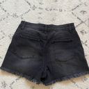 Abound Black Denim Shorts  Photo 1