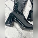 Ellie  women’s faux patent leather black gogo boots new size 9 Photo 5