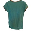 Hype blue green Kiss kiss graphic t shirt large shirt sleeve Photo 3