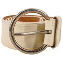 Prada Vintage  Cream White Leather Belt Photo 2