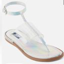 DKNY  Ava Iridescent Ankle Strap Thong Sandals, NEW, Size 6, MSRP $120 Photo 2