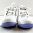 New Balance  696 V4 Athletic Hard Court Tennis Shoes White / Mystic Purple 8 Photo 6