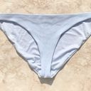 Topshop Pastel Blue Ribbed  Bikini Bottoms Photo 3