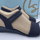 Life Stride wedge sandals navy blue women Size 7 1/2M Photo 10