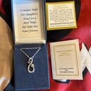 The Bradford Exchange  mother and daughter  diamond infinity necklace 925 Photo 0