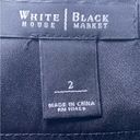 White House | Black Market  Black Pleated Mini Skirt. (Size 2) Photo 6