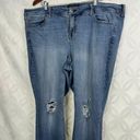 Torrid  Skinny Stretch Distressed Ankle Jeans Size 24 Photo 1