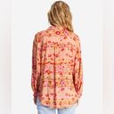 Billabong  Floral Multicolor Day After Day Oversized Button-Down Shirt Size S Photo 13