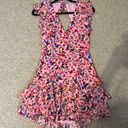 Hello Molly Pink Floral Mini Dress Photo 0