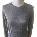 Lululemon  Breeze By Long Sleeve Polar Spots Lunar Rock / Graphite Grey Size 10 Photo 2