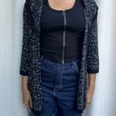 Nine West leopard print cardigan.  oversized open cardigan Photo 6