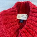 Universal Threads Universal Thread Women's Small Red Knit Mock Neck Sweater Photo 1