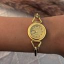 Dainty Vintage Gold Quartz Cuff Watch Photo 1