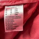 American Eagle  Womens Red Orange Twill Button-fly Wide Leg Crop Size 00 Long Photo 11