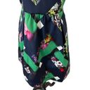 Cynthia Rowley  Floral Colorblock Dress Sz 6 Photo 2