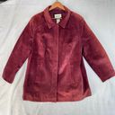 Cherokee  Women’s 22W Plus Size Red Suede Leather Jacket Coat Zip Front ^ EUC Photo 9