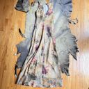 Charlotte Russe  Floral Print Crinkle Textured Maxi Dress Photo 5