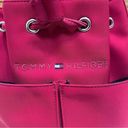 Tommy Hilfiger  Vintage 90s Y2K Red bucket shoulder bag purse streetwear retro Photo 9