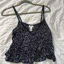 PacSun Cropped Floral Tank Top Photo 0