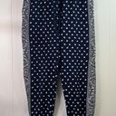 AQUA  Bandana Print Sweatpants 30A 428. Navy white. Size medium Photo 3