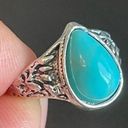 Water drop turquoise stone ring Photo 8