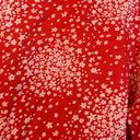 Boden USA BODEN Red and White Floral Babydoll Blouse, US 6/UK 10 Photo 11