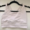 Lululemon  Energy Sports Bra Long Line Light Pink Size 4 Photo 2