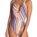 The Bikini Lab  Beach Stripe Ultramarine OnePiece L Photo 0