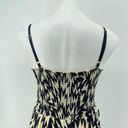 Juicy Couture  Women’s Navy Abstract Sleeveless Smocked Fit & Flare Dress XL Photo 8