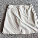 Patagonia  Duway Skirt Skort Golf Pocket Zip Sides Beige Size 6 Pickleball Gym Photo 0