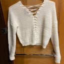 White Swearer Crop Top Photo 3