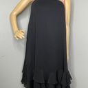 Isaac Mizrahi New York Black Spaghetti Strap or Strapless Shift Dress Size 10 Photo 0