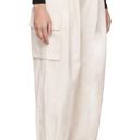 Nordstrom BLOSSOM H COMPANY Pleated Cotton Wide Leg Cargo Trousers -  BLUE Photo 3