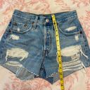 Levi's 501 Denim Shorts Photo 6