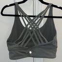 Lululemon Strappy Sports Bra Green Size 10 (M) Band Size 34-36 Photo 1