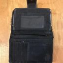 Macy's  Black Leather Wallet Photo 2